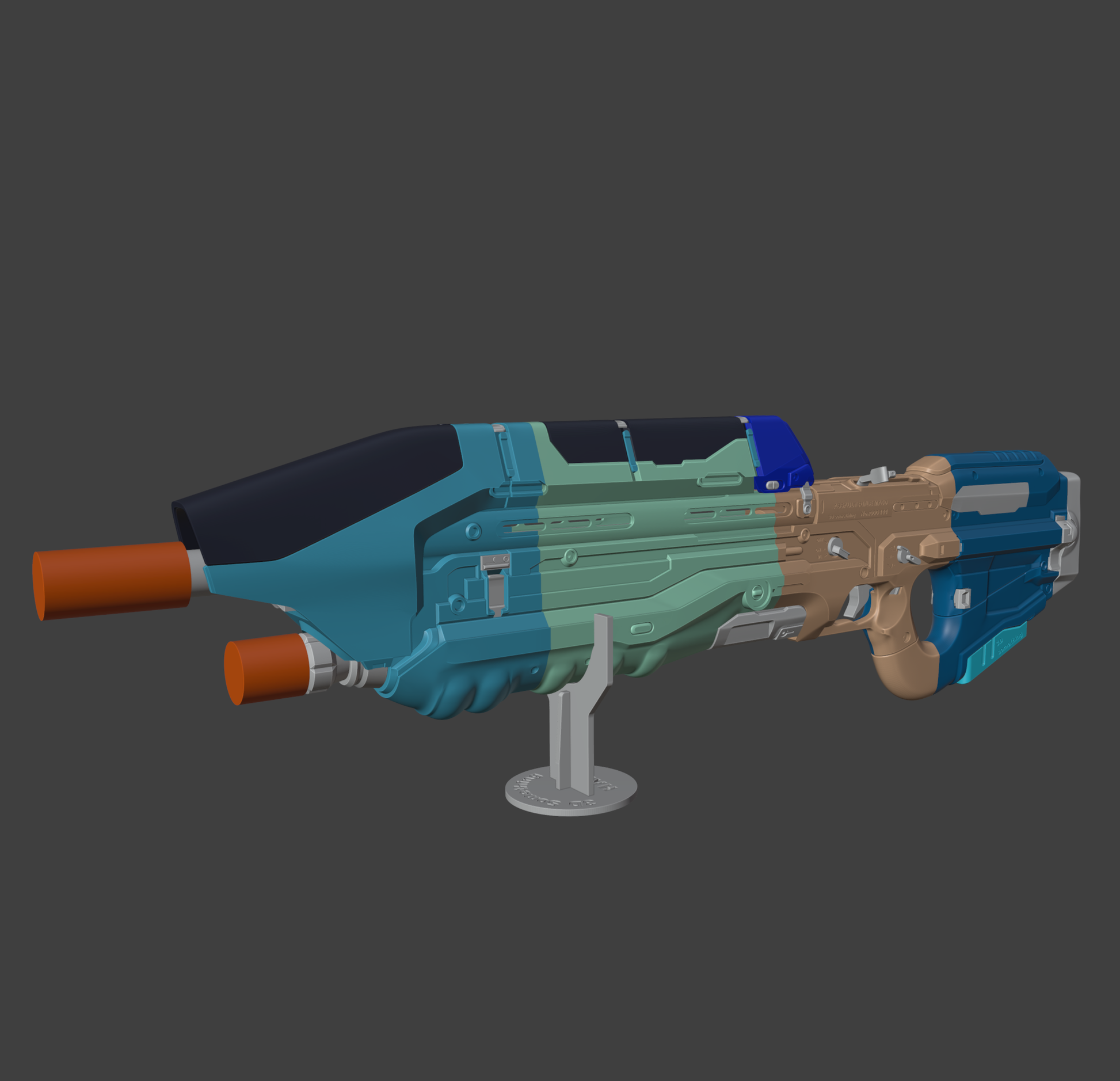 halo5 MA5D  3d print file with code