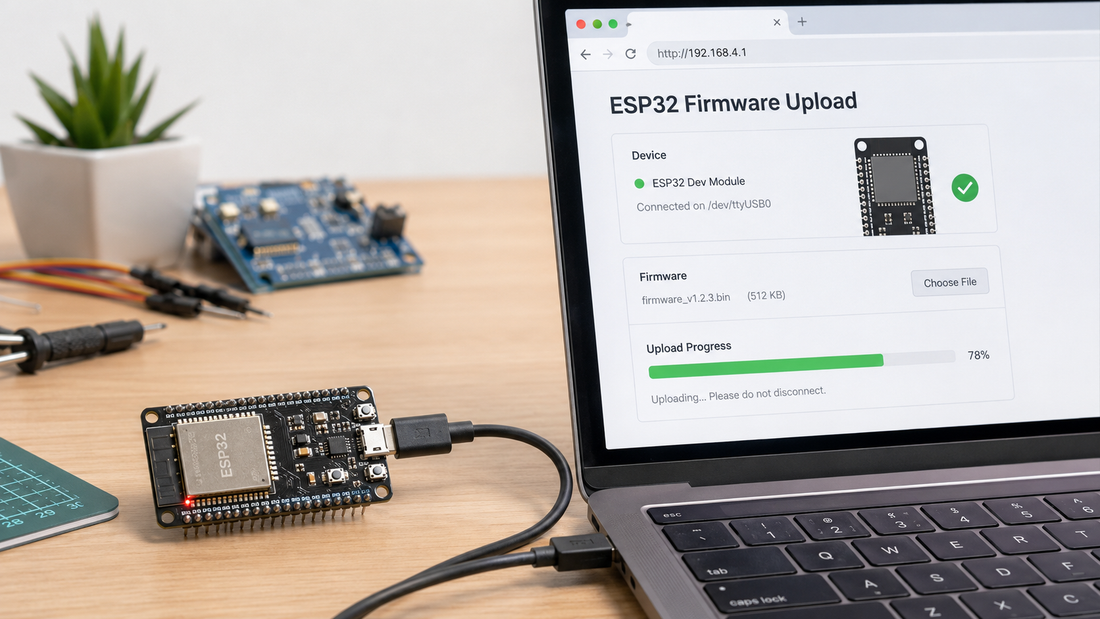 How to upload firmware to your prop?