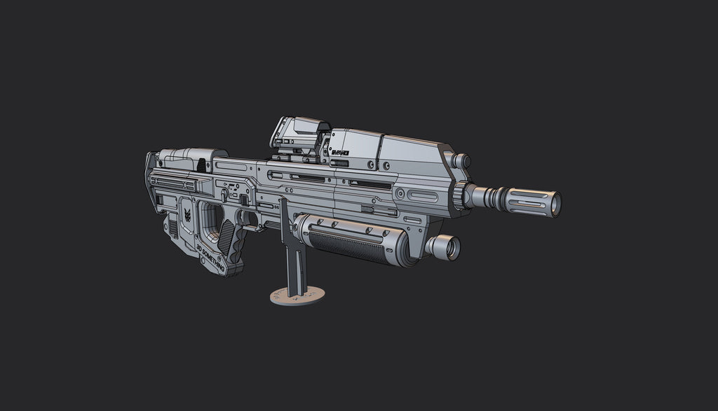 HALO5 MA40 infinite 3d print STL with code