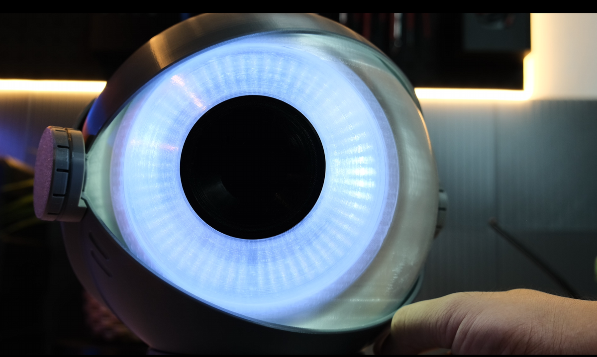 Mechanical Eyeball Lamp — Complete DIY Digital Kit
