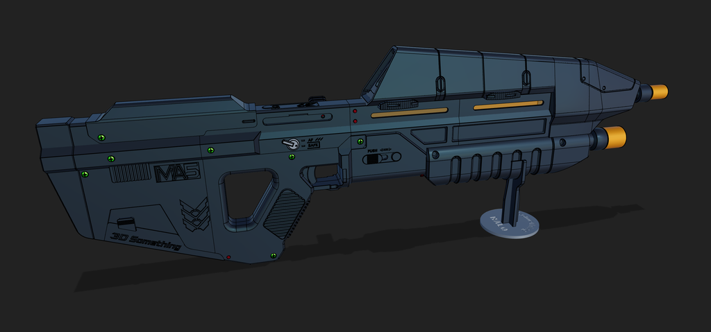 Remake Halo Campaign Evolved MA5 3d Print STL file with firmware