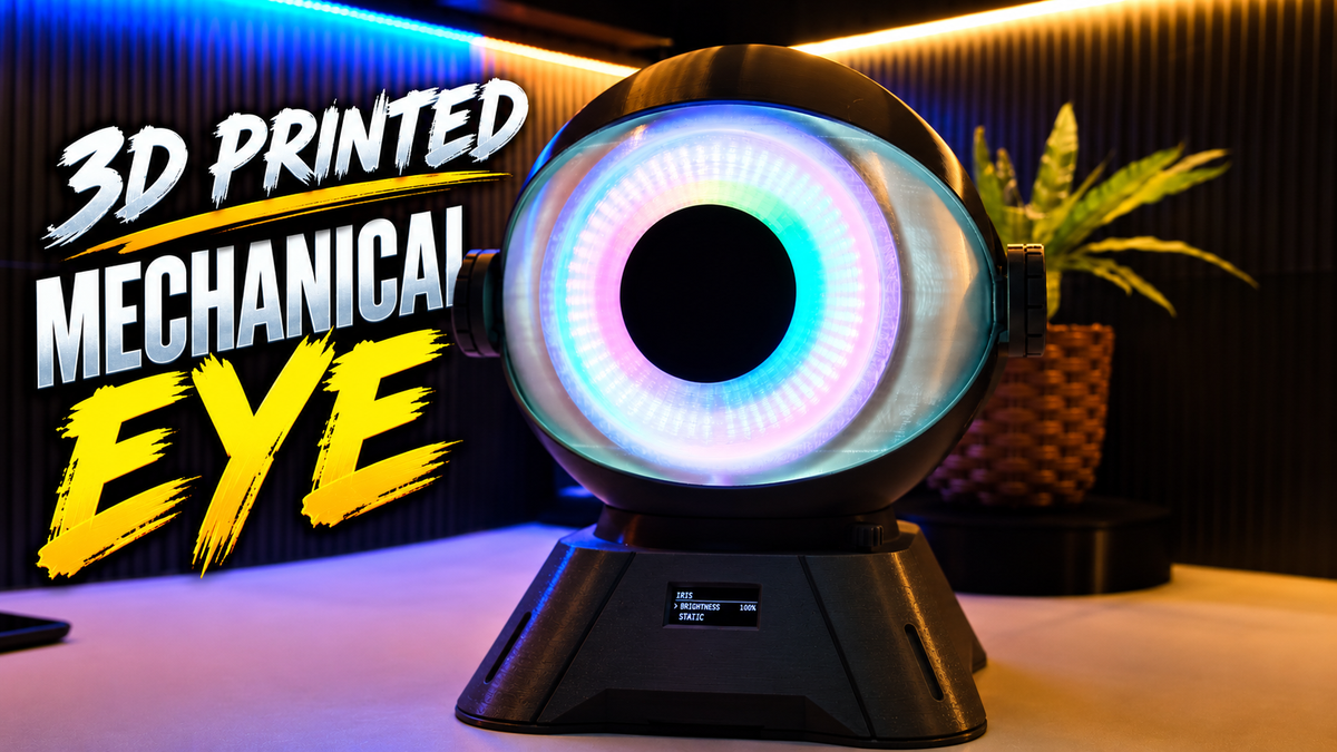 Mechanical Eyeball Lamp — Complete DIY Digital Kit