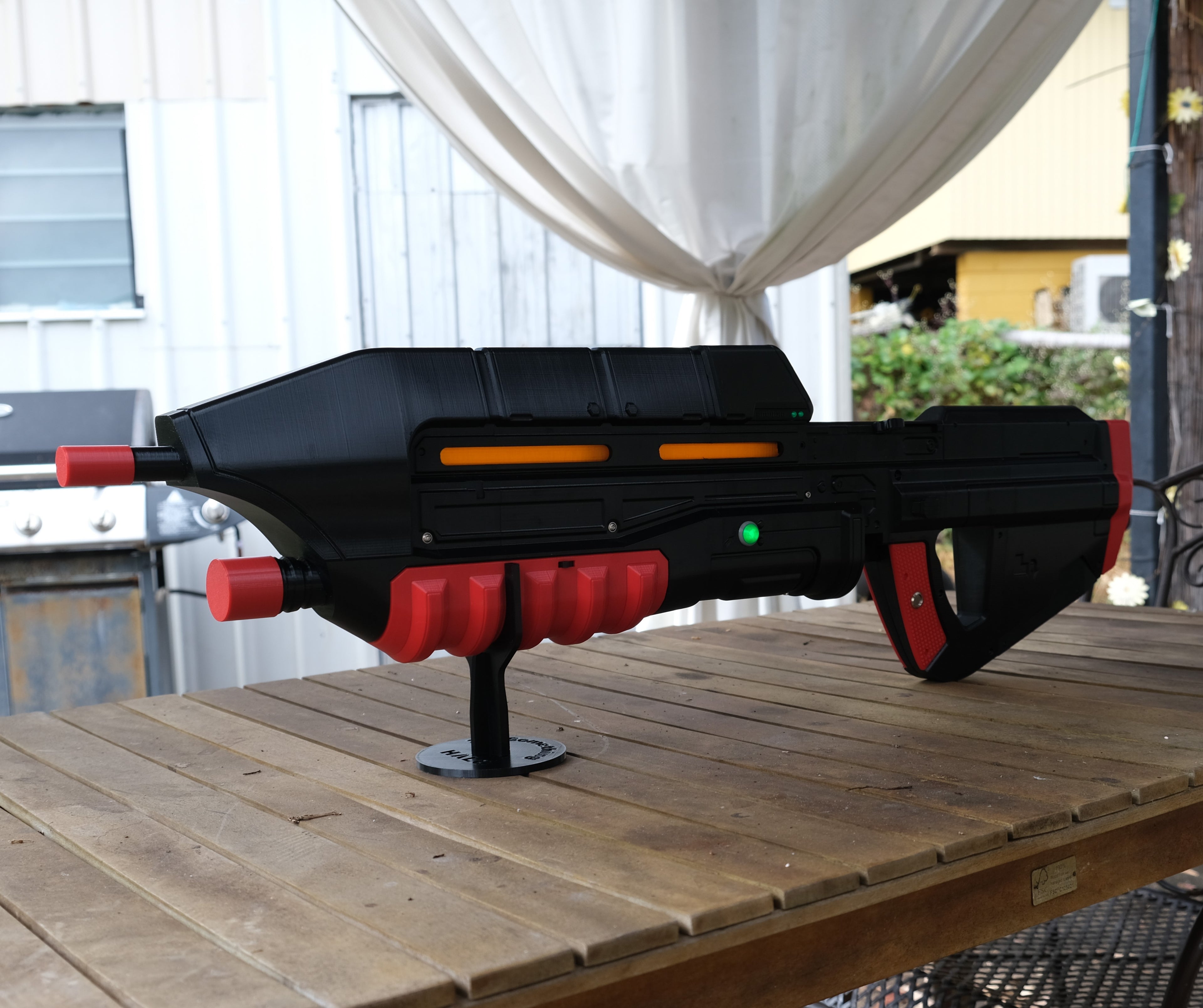 Halo 3 &ODST MA5C style 3D Printed Prop Kit with Electronics, Sound & Display (unpainted）
