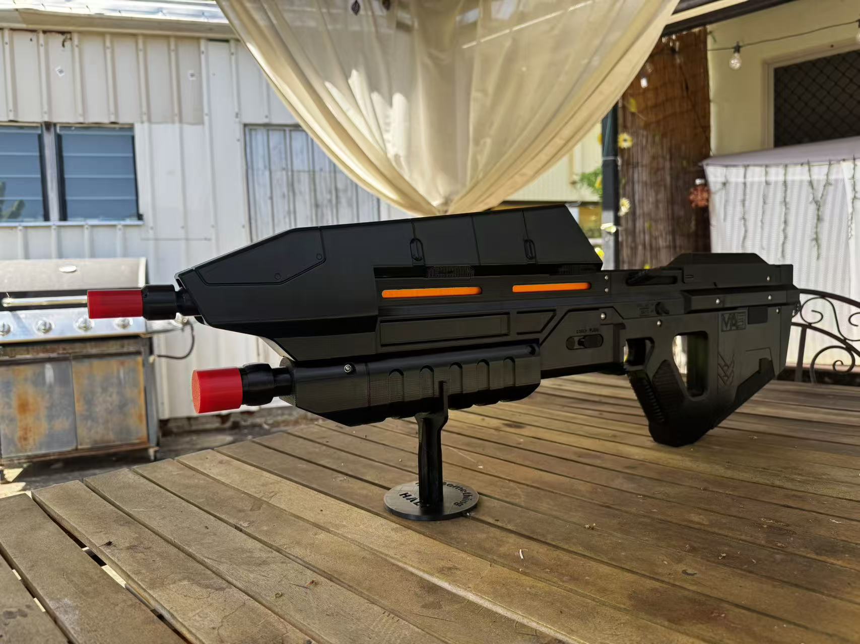 Halo CE remake MA5 style 3D Printed Prop Kit with Electronics, Sound & Display (Unpainted)