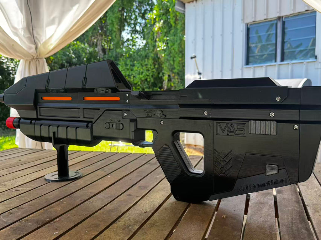 Halo CE remake MA5 style 3D Printed Prop Kit with Electronics, Sound & Display (Unpainted)