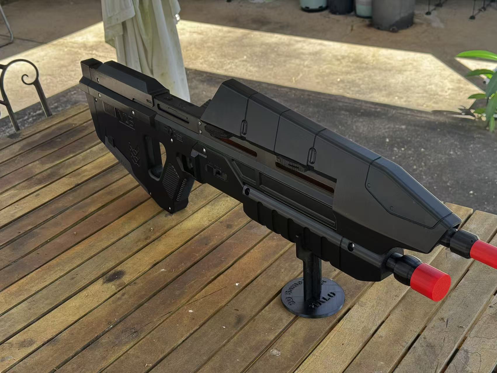 Halo CE remake MA5 style 3D Printed Prop Kit with Electronics, Sound & Display (Unpainted)