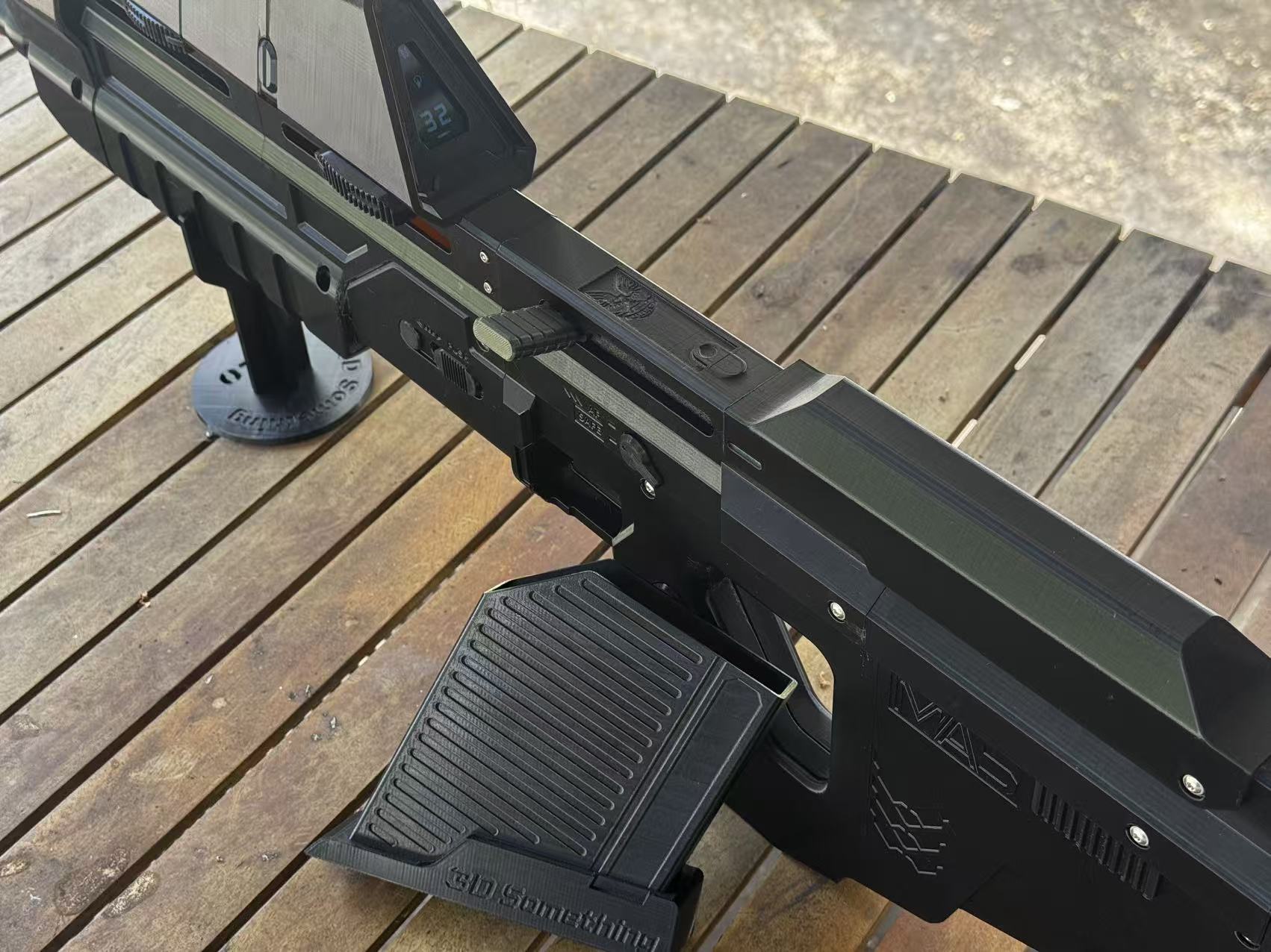 Halo CE remake MA5 style 3D Printed Prop Kit with Electronics, Sound & Display (Unpainted)