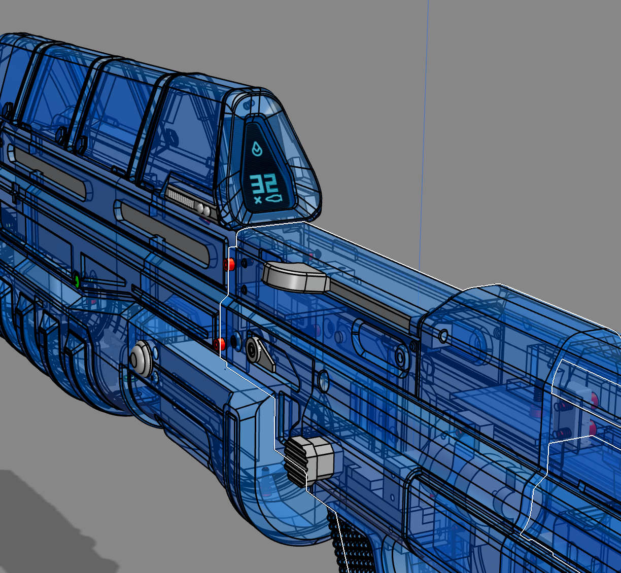 Halo3 & odst MA5C 3d Print STL file with firmware