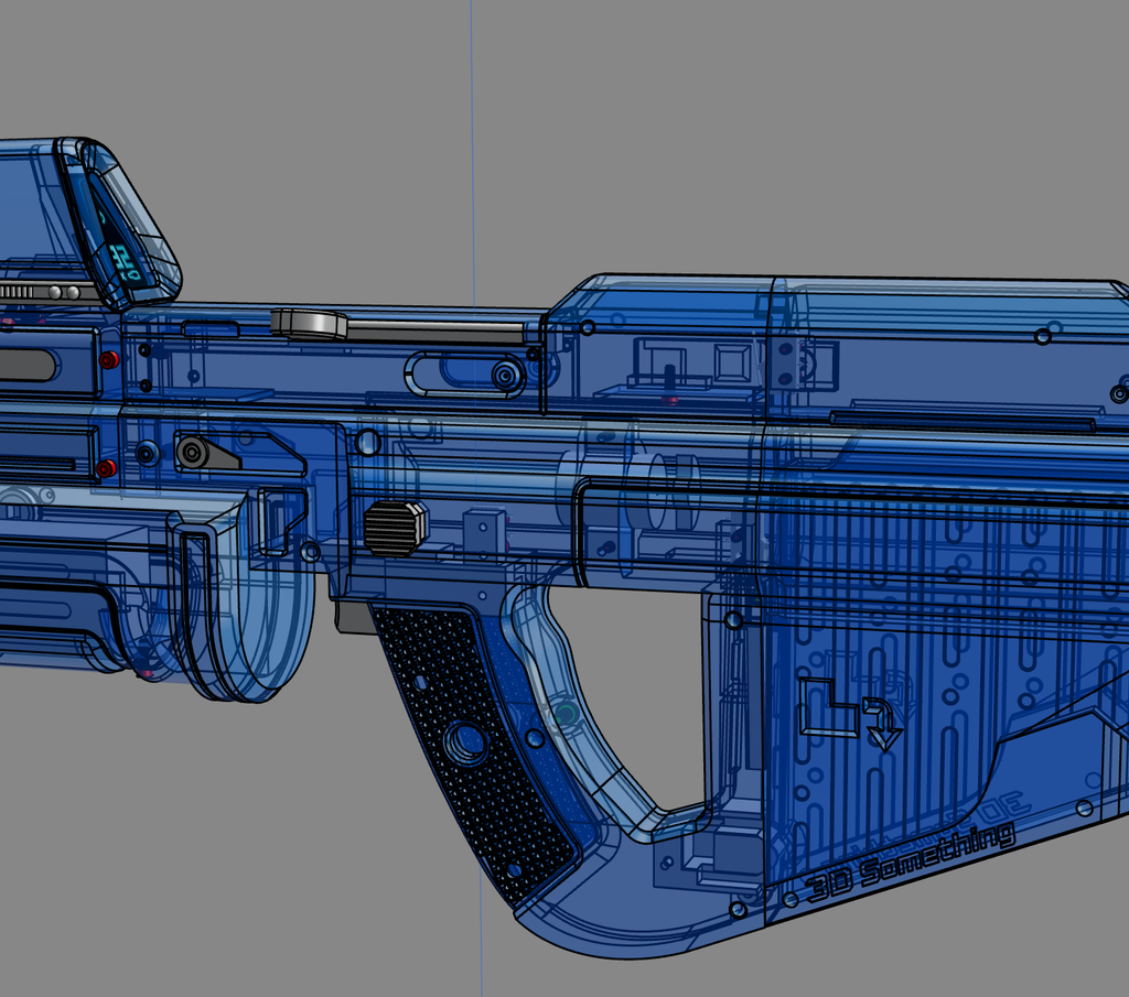 Halo3 & odst MA5C 3d Print STL file with firmware