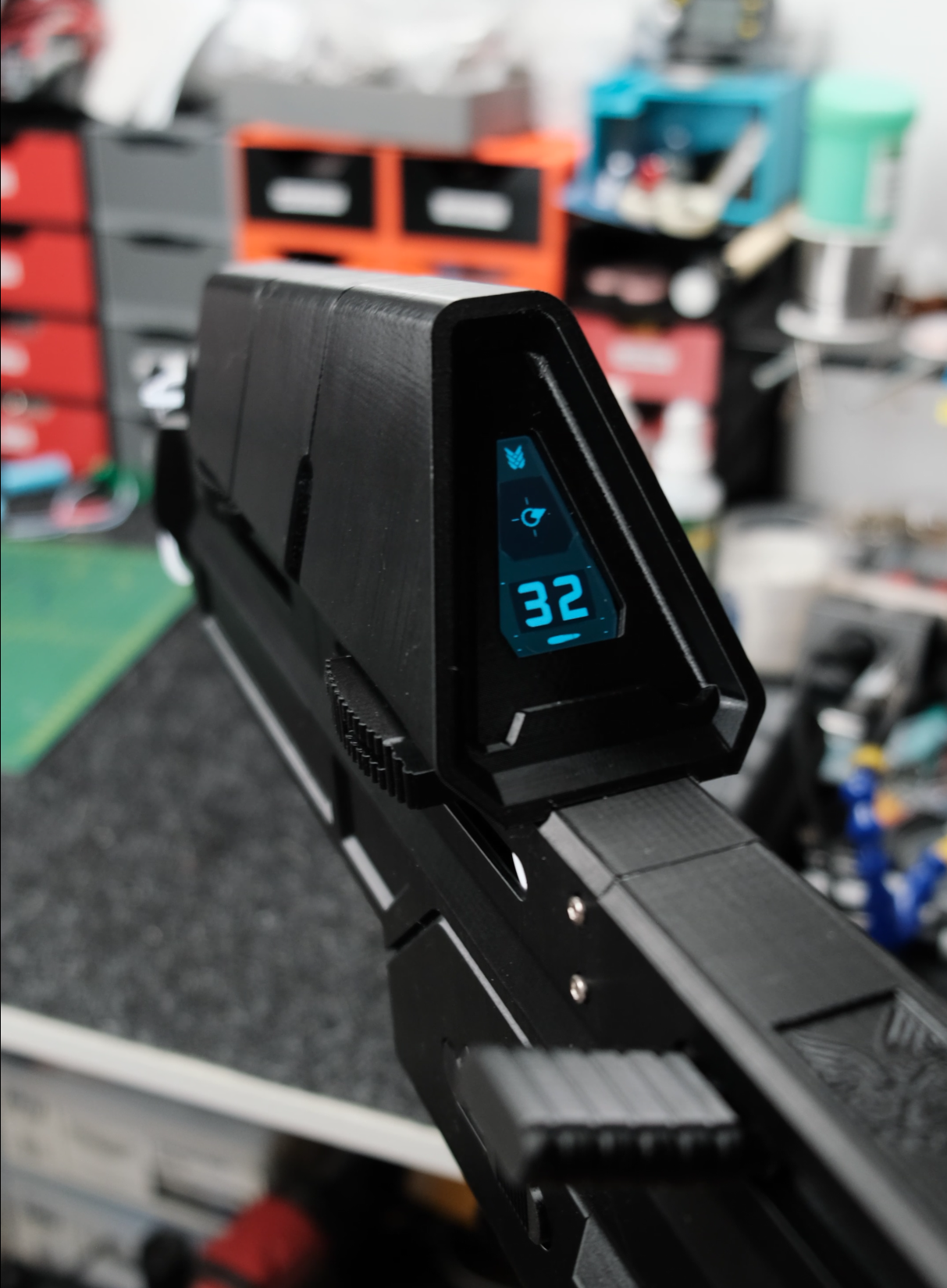 Halo CE remake MA5 style 3D Printed Prop Kit with Electronics, Sound & Display (Unpainted)