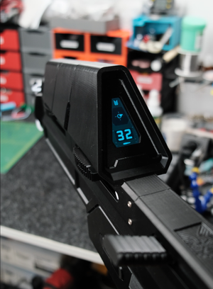 Halo CE remake MA5 style 3D Printed Prop Kit with Electronics, Sound & Display (Unpainted)